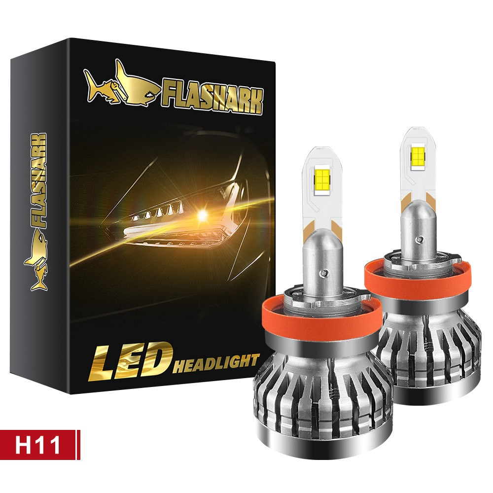 9005/HB3 H4 H7 H11 H13 LED Headlight Bulbs 80W 6400LM 6000K 2 Bulbs Flashark