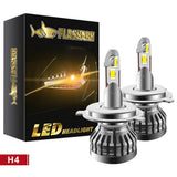 9005/HB3 H4 H7 H11 H13 LED Headlight Bulbs 80W 6400LM 6000K 2 Bulbs