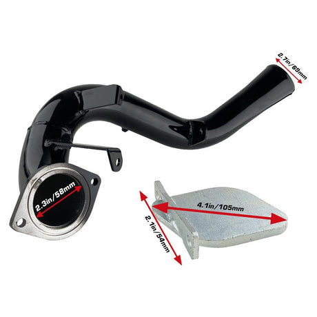 For 2007.5-2010 6.6L Chevy Silverado GMC Sierra Duramax LMM Diesel EGR Delete Kit (Upgraded) Flashark