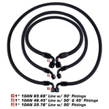 2006-2010 6.6L Chevrolet/GMC Duramax LLY/LBZ/LMM Performance Transmission Cooler Line Upgraded Kit Flashark