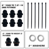 2006-2010 6.6L Chevrolet/GMC Duramax LLY/LBZ/LMM Performance Transmission Cooler Line Upgraded Kit Flashark