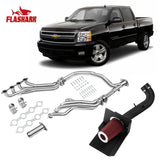 Long Tube Headers for 2007-2014 Chevrolet Silverado 1500/2500/3500 Tahoe/Avalanche丨GMC Sierra 1500/2500/3500 Yukon丨Cadillac Escalade丨4.8L/5.3L/6.0L/6.2L Vortec V8