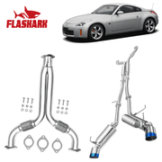 Y Pipe Downpipe Exhaust/Test Pipes for 2003-2009 Nissan 350Z 3.5L 2005, 2007 Infiniti G35 Flashark