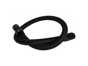 Fleece 39.50 Inch 12 Valve Coolant Bypass Hose Black Nylon Braided, 1994-1998 Dodge 5.9L Cummins Fleece Performance