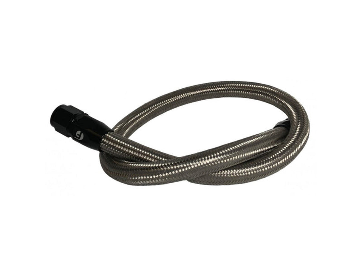 Fleece 39.50 Inch 12 Valve Coolant Bypass Hose Stainless Steel Braided, 1994-1998 Dodge 5.9L Cummins Fleece Performance