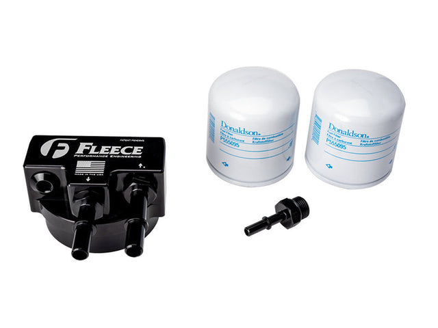 Fleece Engine Mounted Filter Assembly, 2011-2024 6.7L Ford Powerstroke Fleece Performance