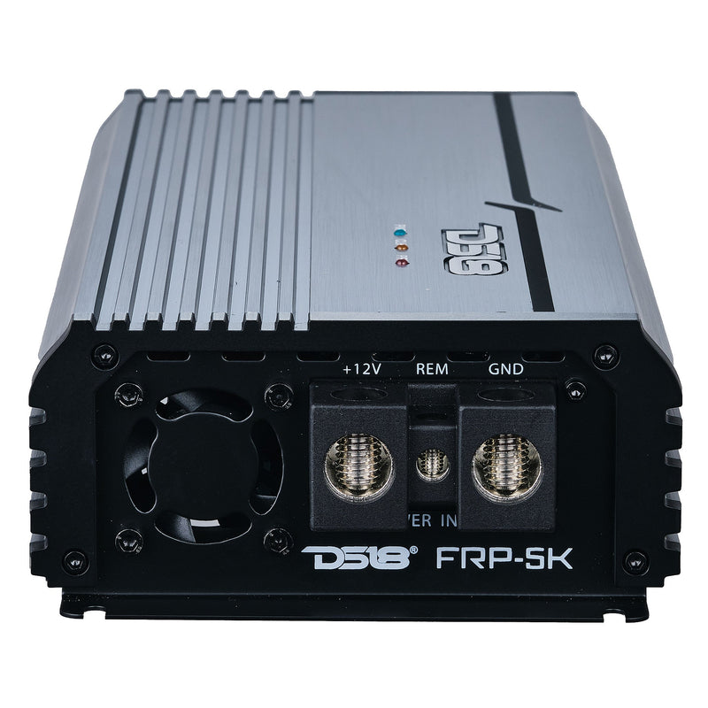 FRP Compact Full-Range Class D 1-Channel Amplifier 5,000 Watts Rms @ 1-Ohm Titanium