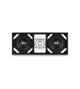 KTPONV2-206WHITE / DUAL 6" WHITE LOADED PORTED BOX + 1 TWEETER Comando Audio Inc.