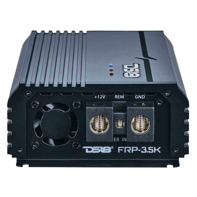 FRP Compact Full-Range Class D 1-Channel Amplifier 3,500 Watts Rms @ 1-Ohm Titanium