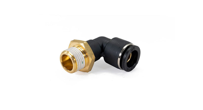 3/8" Male NPT to 1/2" PTC Elbow Fitting