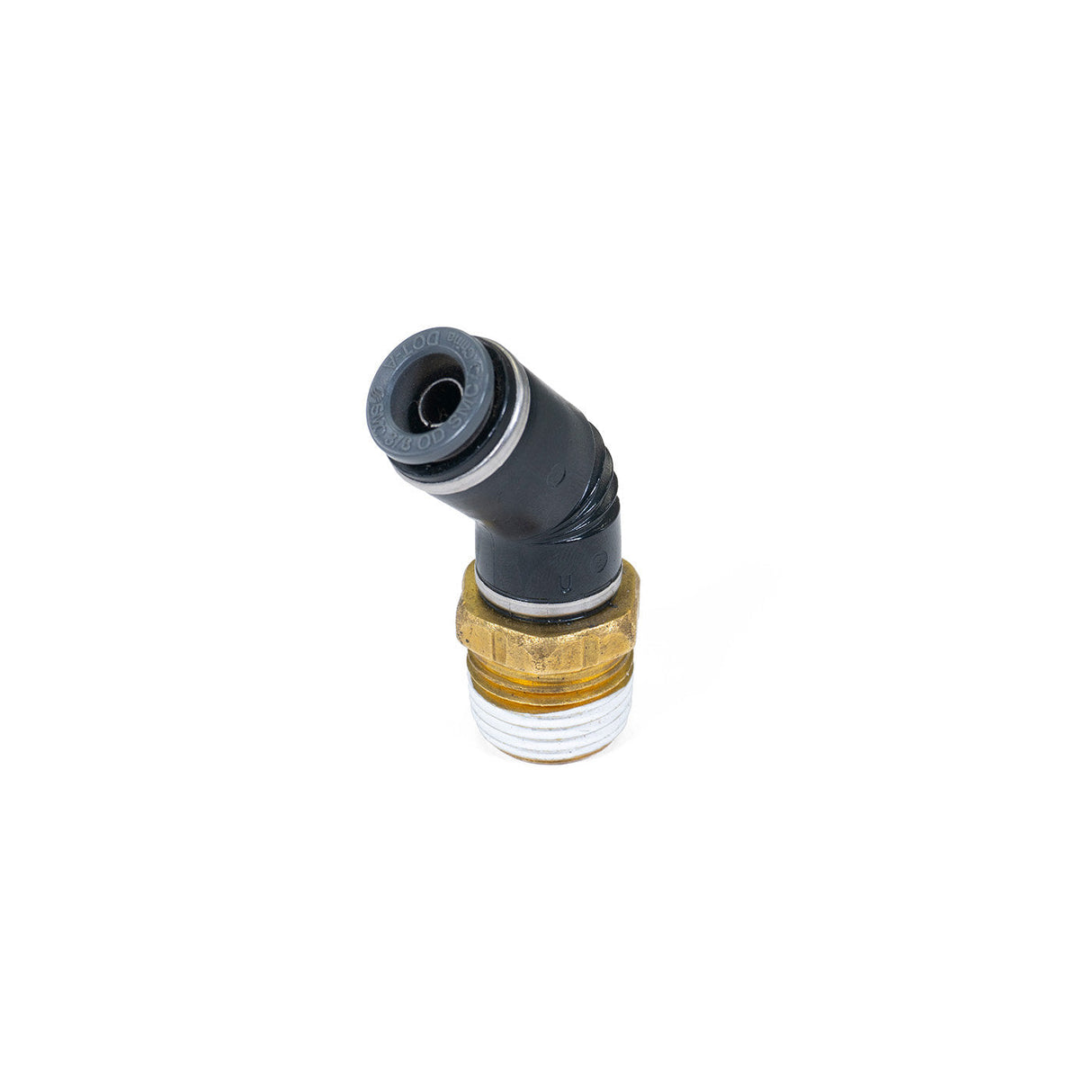 1/2" NPT to 3/8" PTC 45-Degree Elbow Fitting HornBlasters