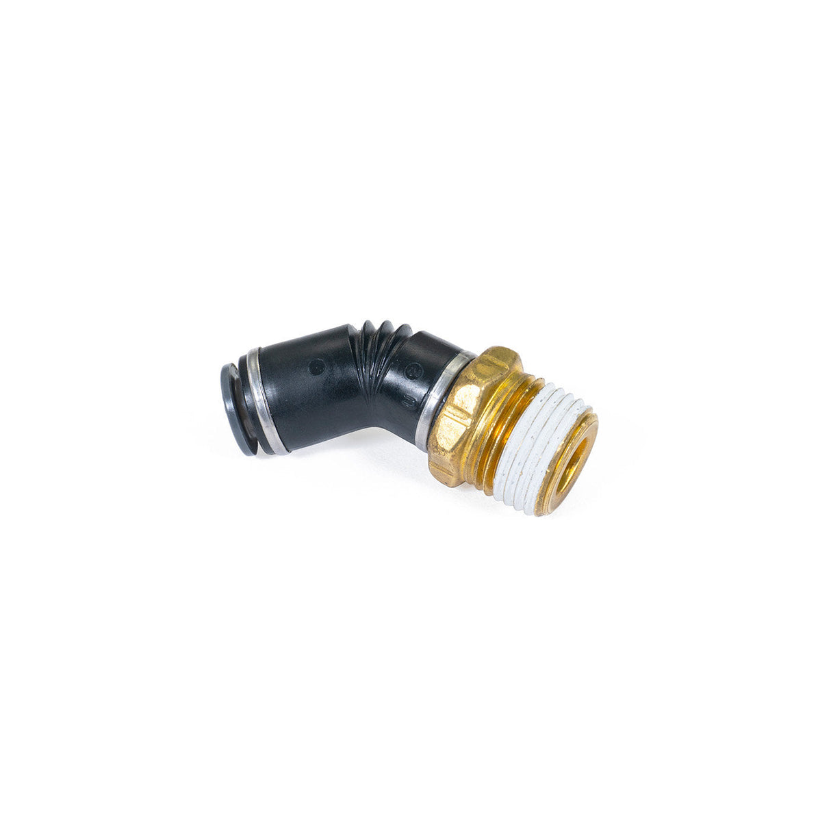 1/2" NPT to 3/8" PTC 45-Degree Elbow Fitting HornBlasters