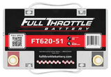 Full Throttle Battery FT620-51 High Performance AGM Battery