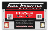 Full Throttle Battery FT825-34 High Performance AGM Battery