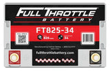 Full Throttle Battery FT825-34 High Performance AGM Battery