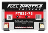 Full Throttle Battery FT825-78 High Performance AGM Battery