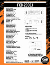 Sky High Car Audio FXB 2000.1 | 2000W RMS Monoblock Amplifier