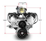 GM LS Compatible 376 c.i. Pro Series Engine - 525 Horsepower - Base Dressed - Holley Terminator X EFI System