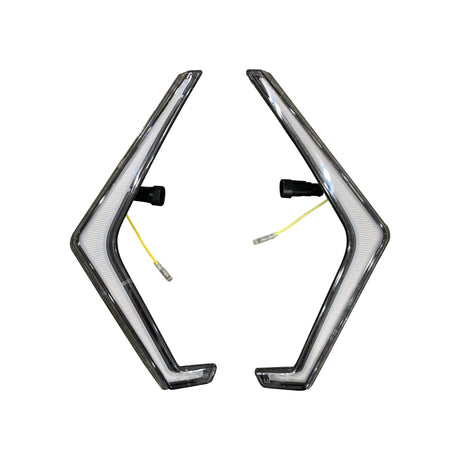 2018 - 2022 Polaris RZR Turbo S - COMBO: Replacement Headlights + Fangs