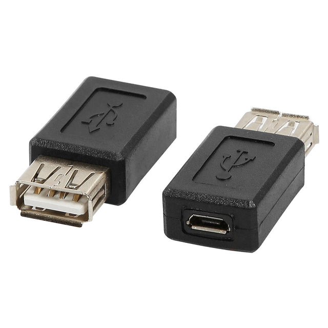 Female Micro USB to USB-A female Adapter TekShack