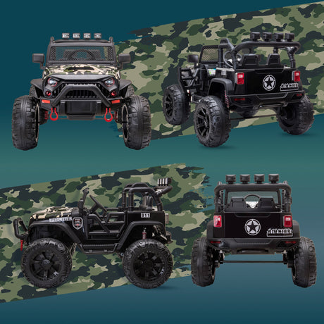 Electric Kids UTV Truck with Bluetooth Music and Dual Motors