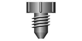 Firestik Threaded Plugs 3/8"-24 For Stud Mount Etc. (2 Pack) PLG1 TekShack
