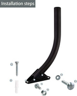 Attic Adjustable Weatherproof Outdoor TV Antenna Mounting Pole 1byone