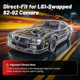 Flashark Intercooler Piping & BOV Kit for 1982-1992 Chevrolet Camaro LS1 Engine Swap — Single Turbo