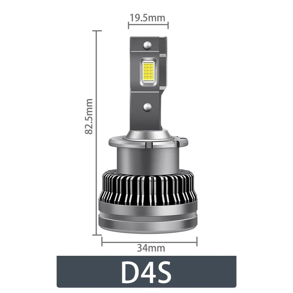 D2S D4S LED Headlight Bulbs 70W 6800LM 6000K White | 2 Bulbs