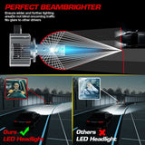 D1S D3S D8S LED Headlight Bulbs 70W 8600LM 6000K White | 2 Bulbs Flashark