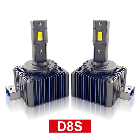 D1S D3S D8S LED Headlight Bulbs 70W 8600LM 6000K White | 2 Bulbs Flashark