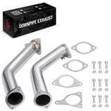 Flashark High-Flow Racing Downpipe for 2017+ INFINITI Q60 / 2016+ INFINITI Q50 VR30 3.0L Twin Turbo