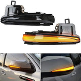 LED Side Mirror Turn Signal Lights, Sequential Dynamic Indicator Strip for 2016-2021 Toyota Tacoma, 2019-2021 RAV4 XA50,2020 Highlander XU70, Alphard Velltire Lexus LM