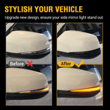 LED Side Mirror Turn Signal Lights, Sequential Dynamic Indicator Strip for 2016-2021 Toyota Tacoma, 2019-2021 RAV4 XA50,2020 Highlander XU70, Alphard Velltire Lexus LM Flashark