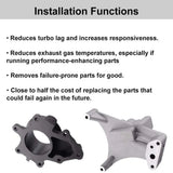 Non-EBP Valve Kit for Ford 1999.5-2003 7.3L Powerstroke Diesel Turbo Pedestal +Bolts & Exhaust Housing Flashark