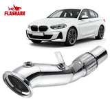 Flashark Catless Downpipes for 2016-2021 BMW B48 (G/F Chassis) 120i/220i/230i/320i/330e/330i/420i/430i/630i/730i & xDrive Flashark