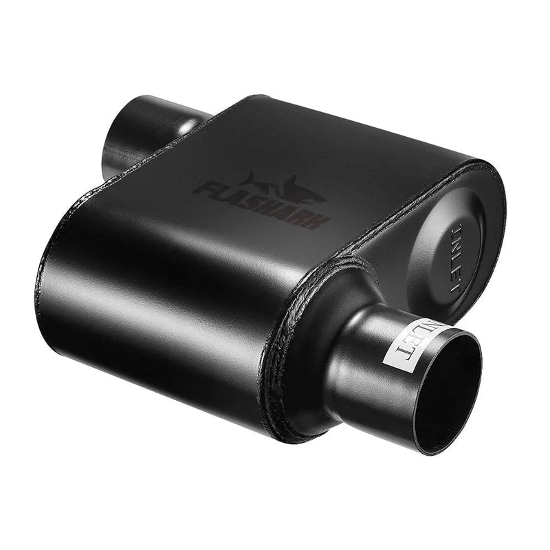 Super 10 Series 2.5 3.0 Inches Offset In Offset Out Exhaust Muffler | Flashark Flashark