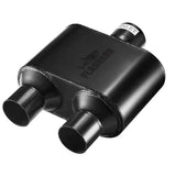 Super 10 Series Center In Dual Out Exhaust Muffler | Flashark