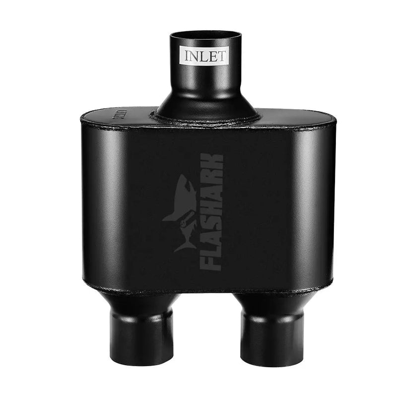 Super 10 Series Center In Dual Out Exhaust Muffler | Flashark Flashark