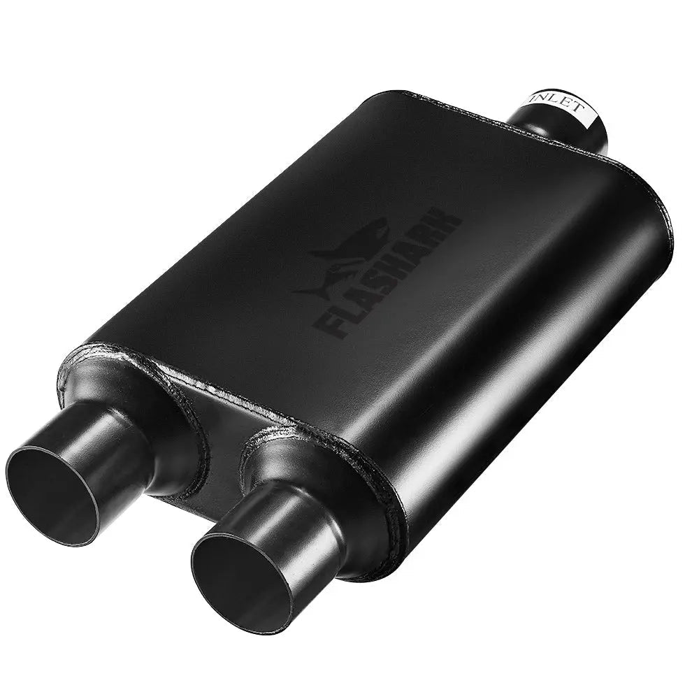 Super 44 Series Center In Dual Out Exhaust Muffler | Flashark