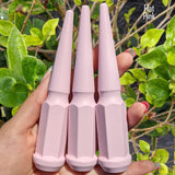 24 Pc 14x1.5 Spike Lug Nuts 4.5" Tall - Powder Coated - Various Colors