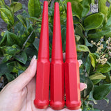 32 Pc 14x1.5 Spike Lug Nuts 6" Tall - Powder Coated - Various Colors