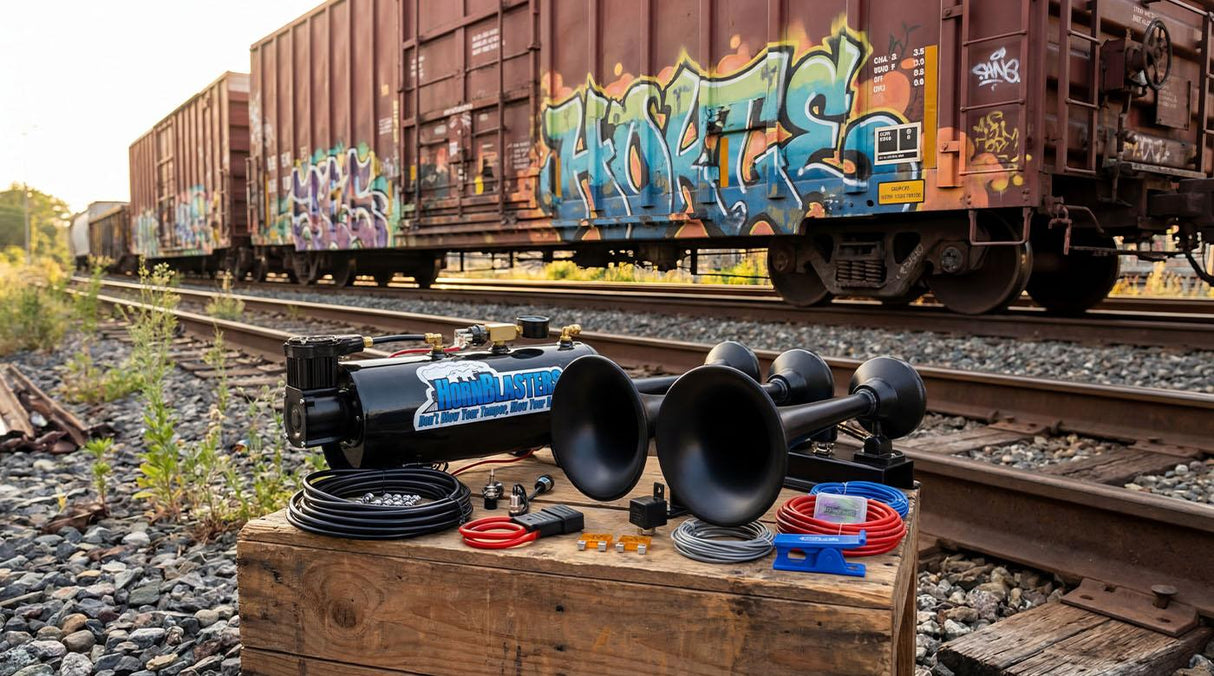 Flatlaw Train Horn Kit HornBlasters