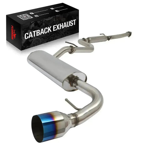 1988-1991 Honda CRX 1.5L 4.5" Burnt Muffler Tip Racing Catback Exhaust System Flashark