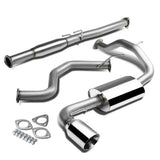 For 1990-1991 Honda CRX 1.5L 4" Rolled Muffler Tip Racing Catback Exhaust System Flashark