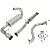 For 1990-1991 Honda CRX 1.5L 4" Rolled Muffler Tip Racing Catback Exhaust System