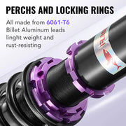 For 1990 -1998 BMW 3 Series(E36) 4-door sedan Coilover Shock Absorbers Struts 4PCS Flashark