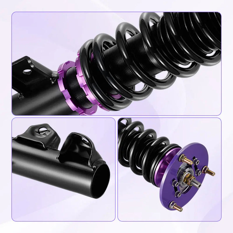 For 1990 -1998 BMW 3 Series(E36) 4-door sedan Coilover Shock Absorbers Struts 4PCS Flashark