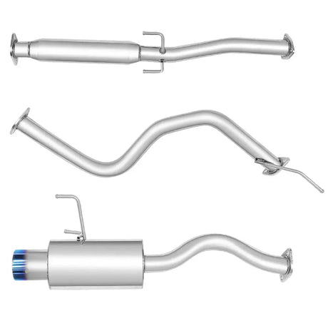 1992-1995 Honda Civic 1.5L 4.5 Inches Burnt Muffler Tip Racing Catback Exhaust System Flashark