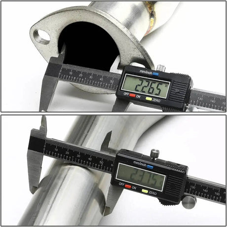 1992-1995 Honda Civic 1.5L 4 Inches Rolled Muffler Tip Racing Catback Exhaust System（3-Door Only） Flashark